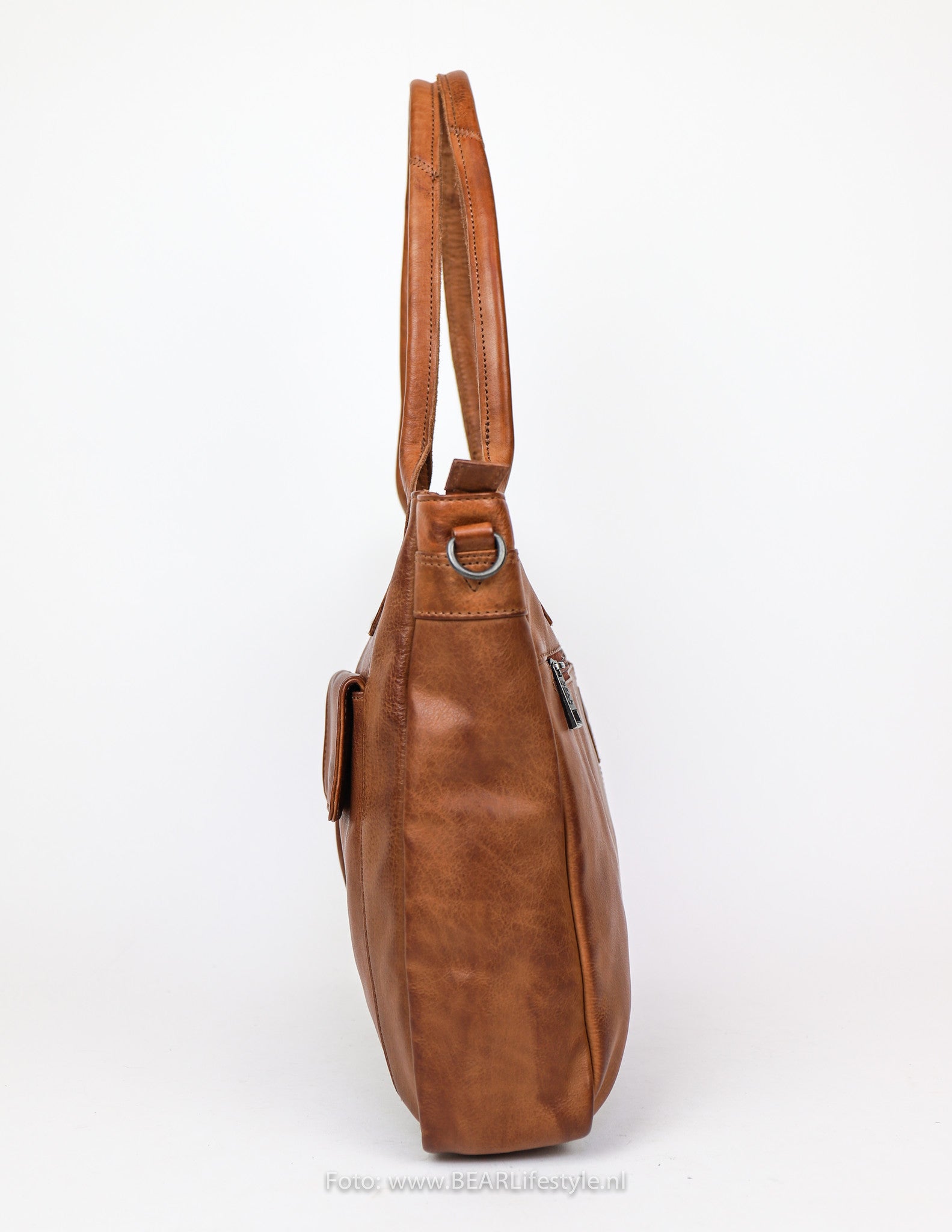 Hand-/schoudertas 'Samantha' cognac Cognac