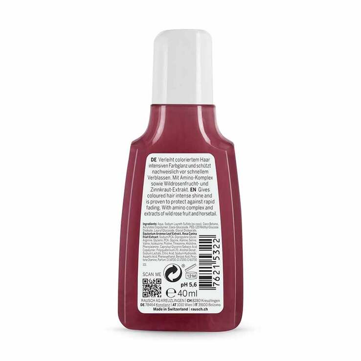 Rausch Farbschutz-Shampoo mit Wildrose, 40 ml