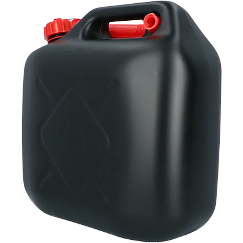 Benzinekan zwart 10L