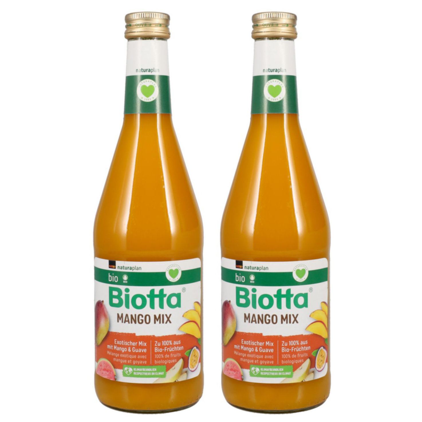 Biotta Naturaplan Bio Saft Mango Mix 2x 50cl -2x 50cl