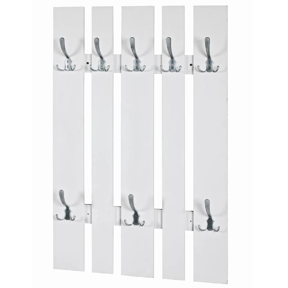 Pegane Garderobe Murale Blanc-Optique