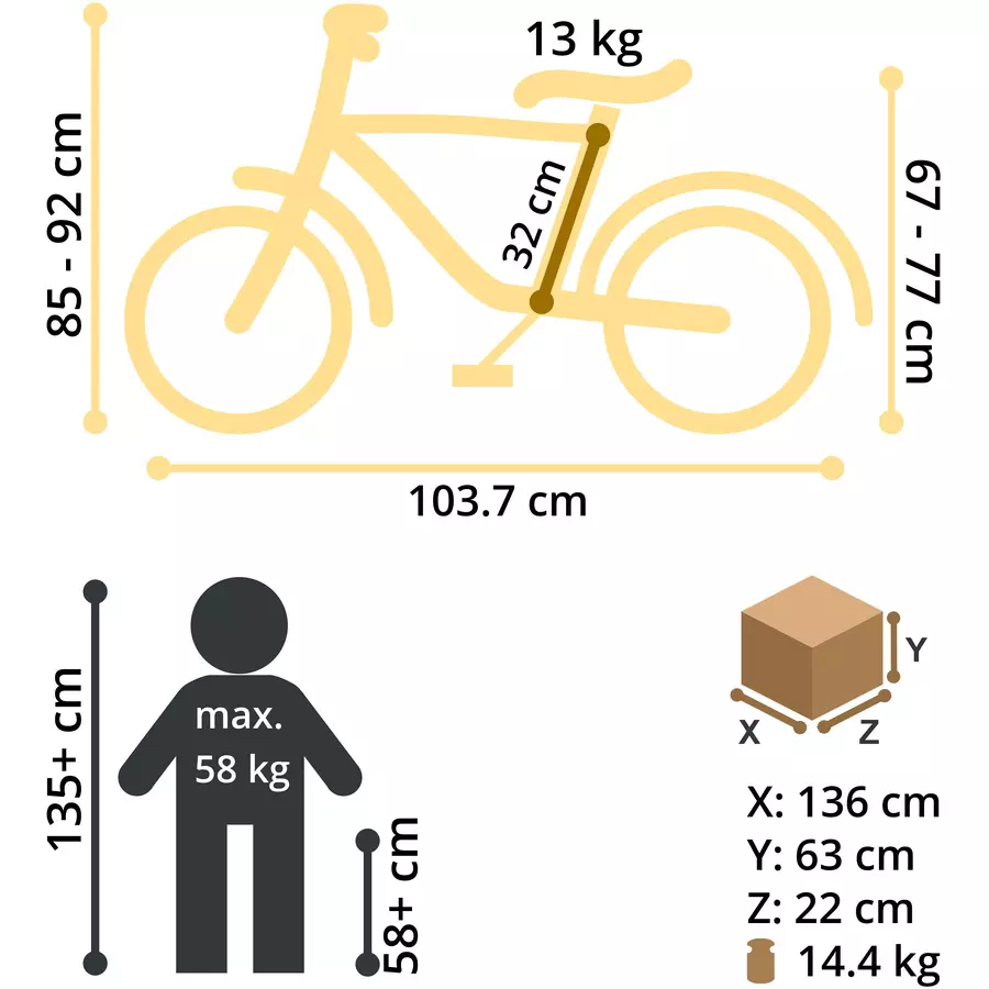 Bikestar Kinderrad 24 Zoll Urban Jungle schwarz, grün