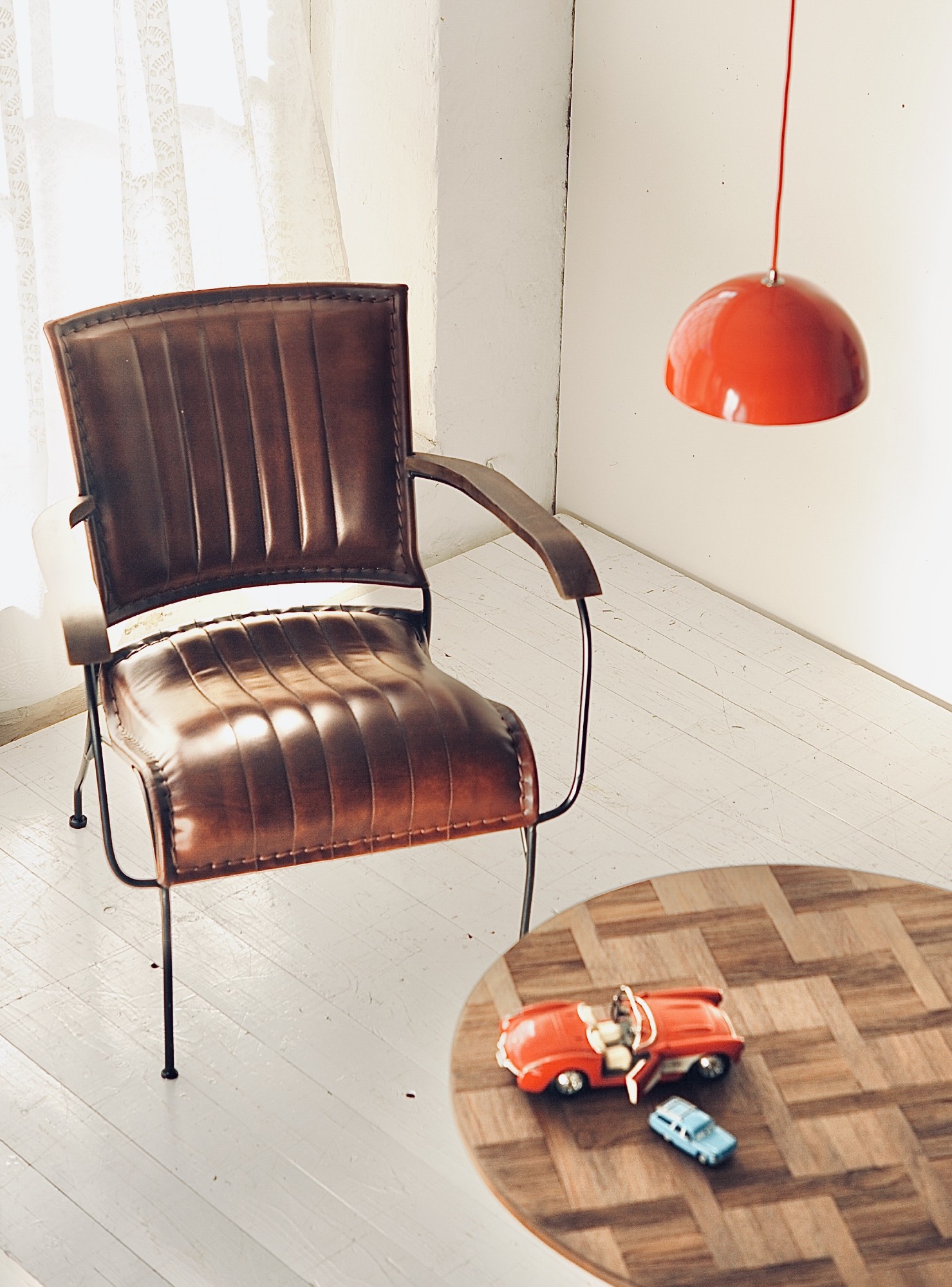 Armsessel 'Florine', braun, B 68 cm, L 76 cm, H 75 cm von fischer's lagerhaus