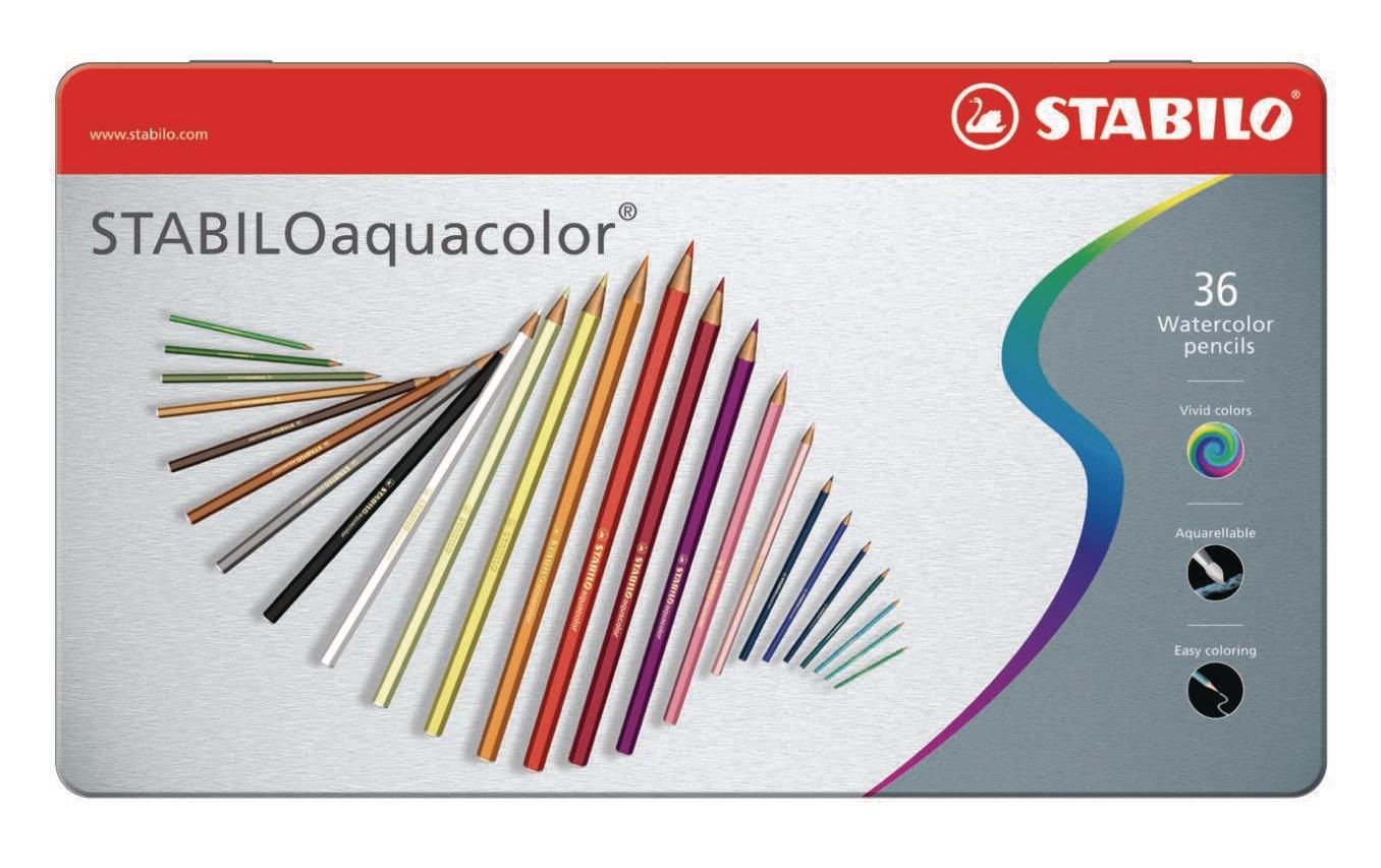 STABILO Buntstift »Aquacolor 36 Stü« Wasservermalbar