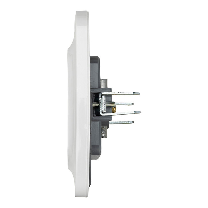 Prise TV Jacobsen Kennet blanc complet