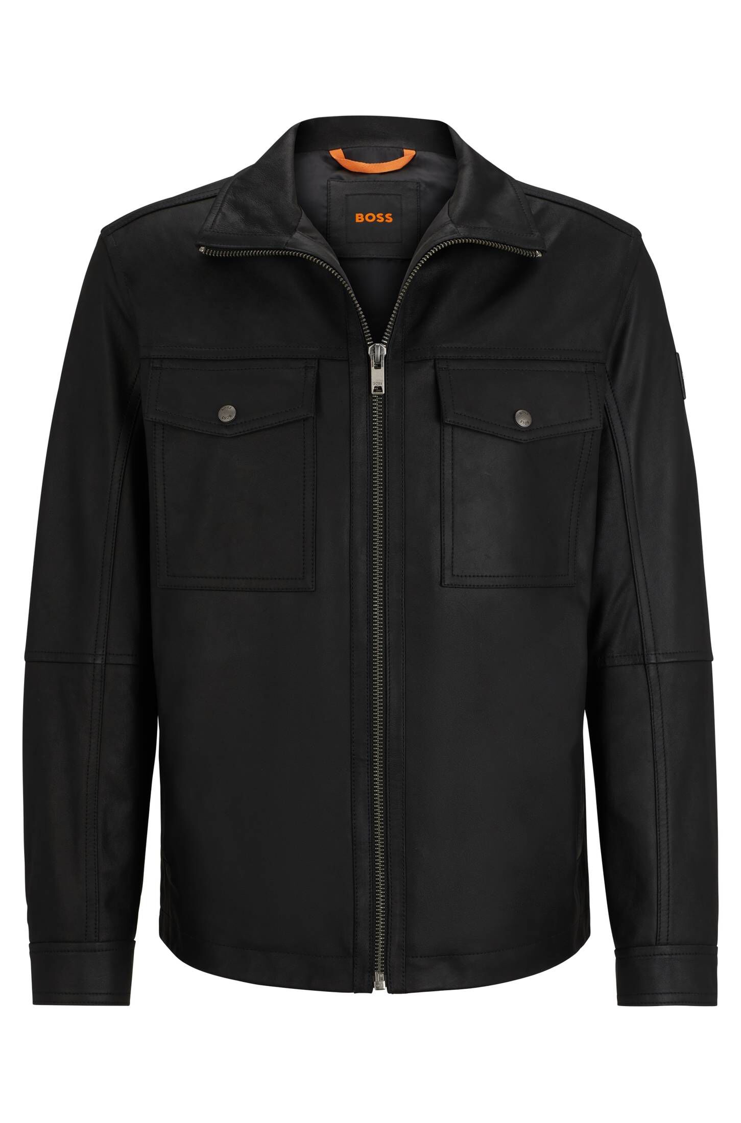 BOSS| Herren Lederjacke JONOVA 1