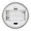 Kubbelys med flamme som flakker LED 3 deler 10/12,5/15 cm