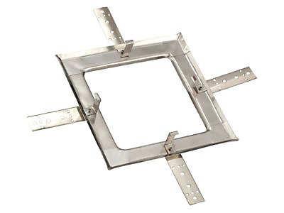 Cadre fixation raccord haut/boisseau 25 x 25 cm Poujoulat