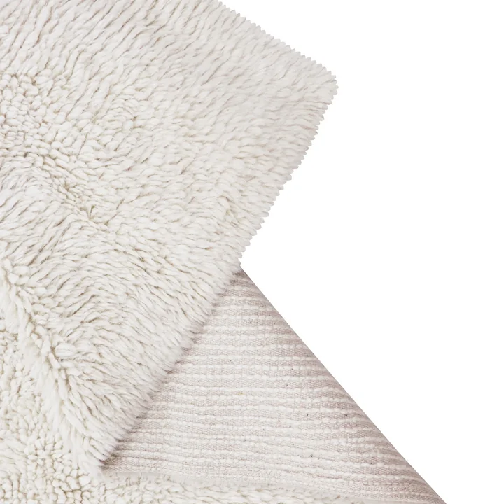 Lorena Canals - Wollteppich Tundra, 170 x 240 cm, sheep white
