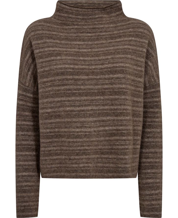 Filippa K Mika Stripe Sweater Beige stri