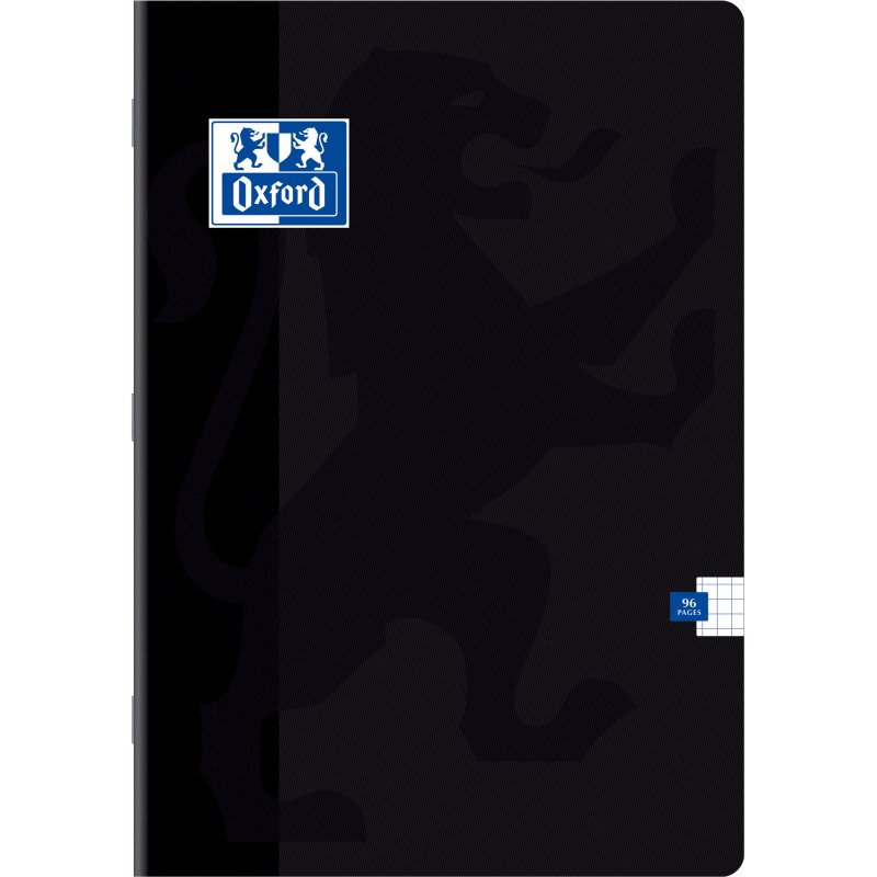 Cahier classique Oxford A4 assorti - 5 x 5 - 96 pages