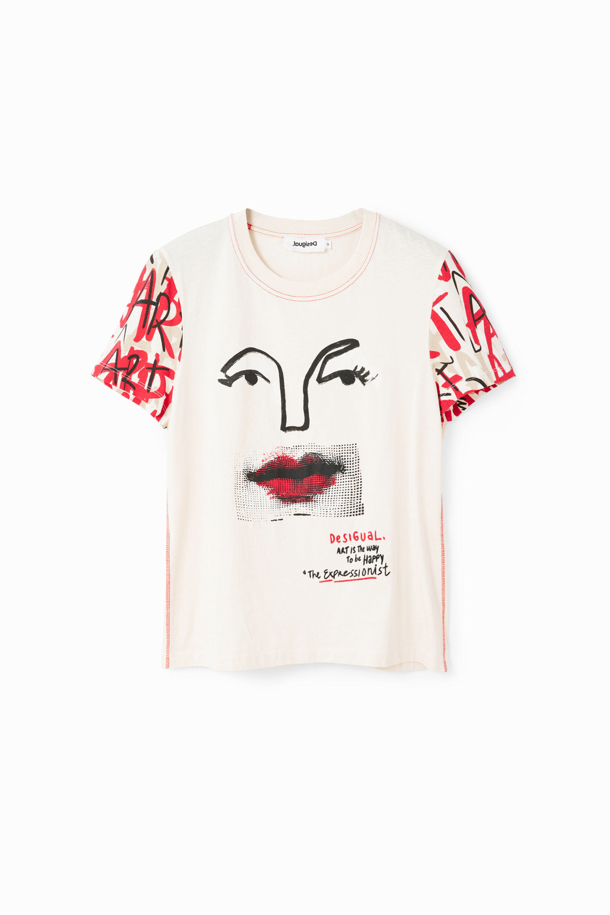 T-shirt visage arty