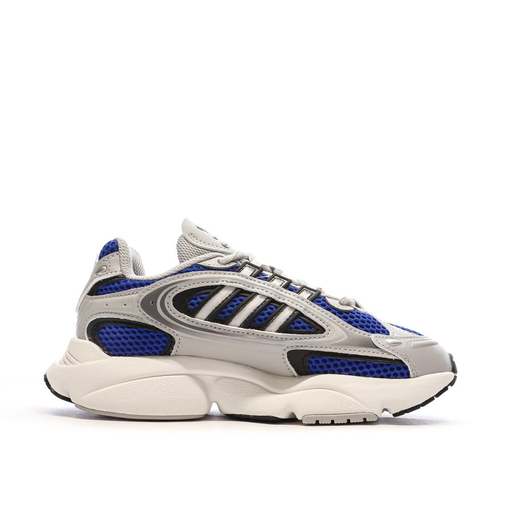 Adidas Baskets Gris/Bleu Femme Adidas Ozmillen