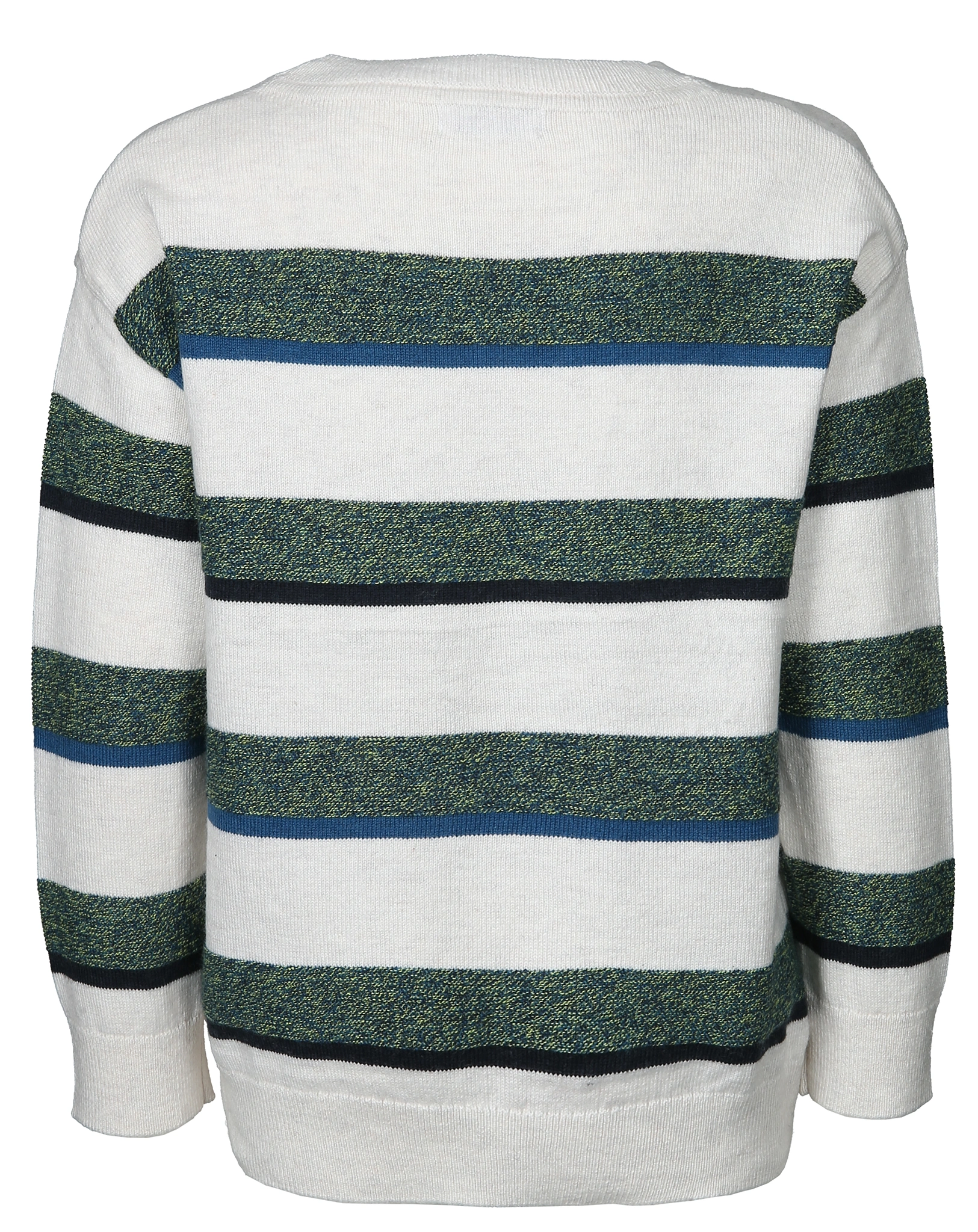 Strickpullover RAYO in weiß/grün