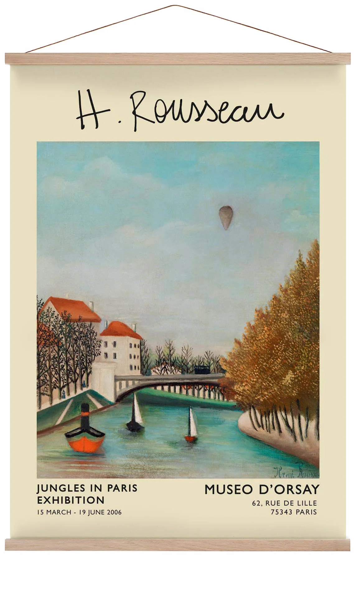 Studie zur Ansicht der Rousseau-Ausstellung