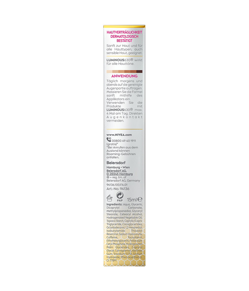 (15ml) Cellular Luminous630® Augenpflege Anti Dunkle Augenringe (100307)