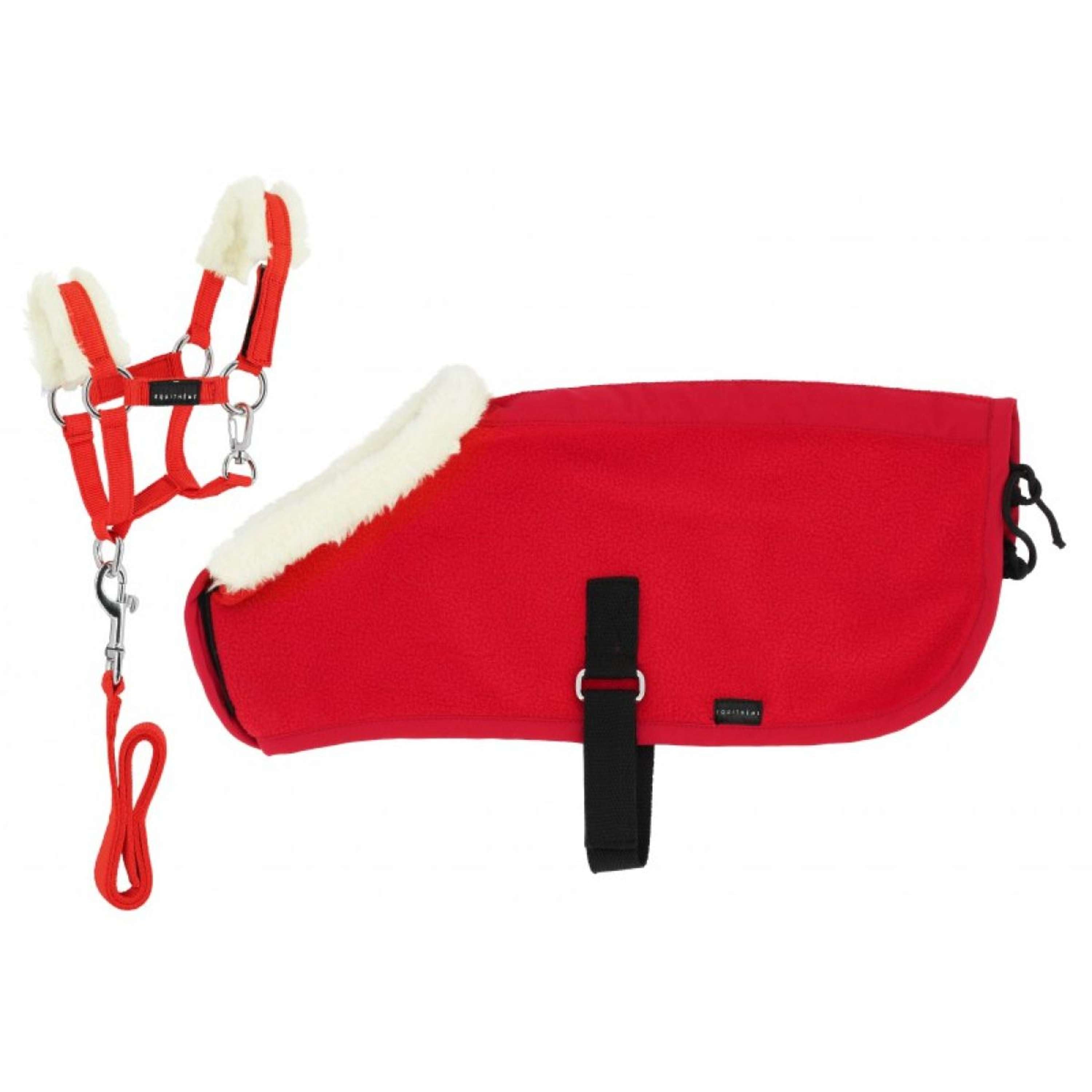 EQUITHÈME Showdeken Set Mini Pony Academy Rood