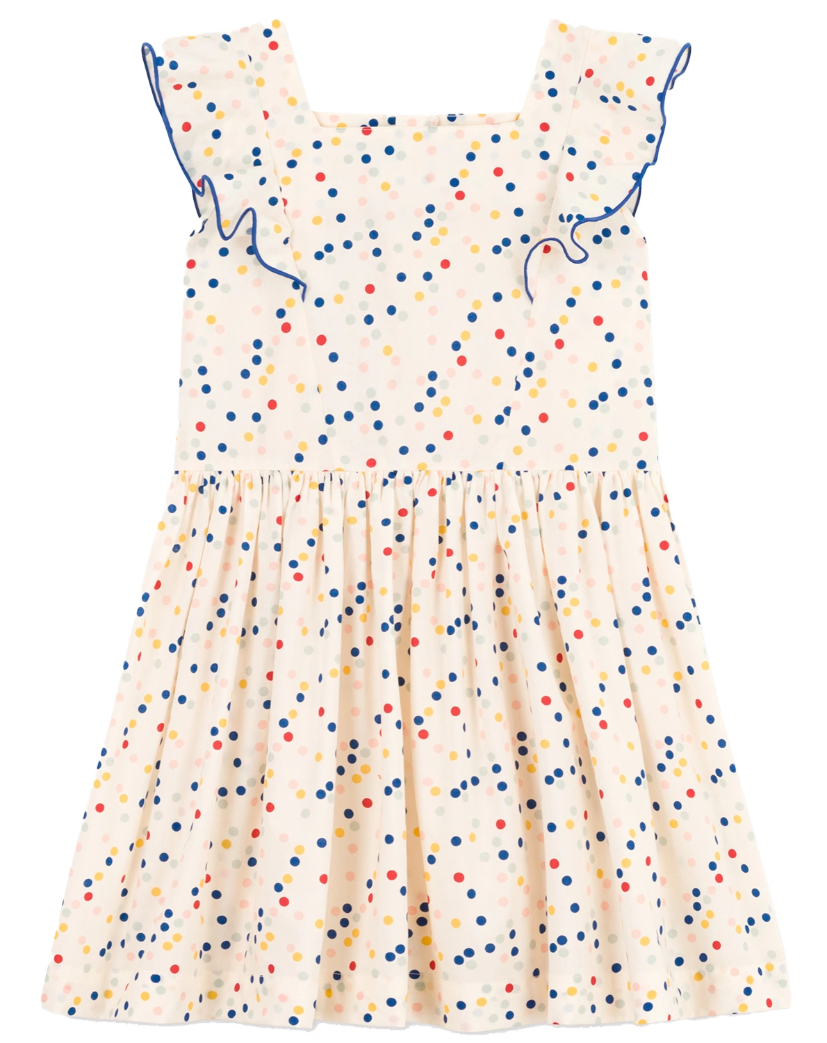 Kleid MIA DOTS ärmellos in marshmallow