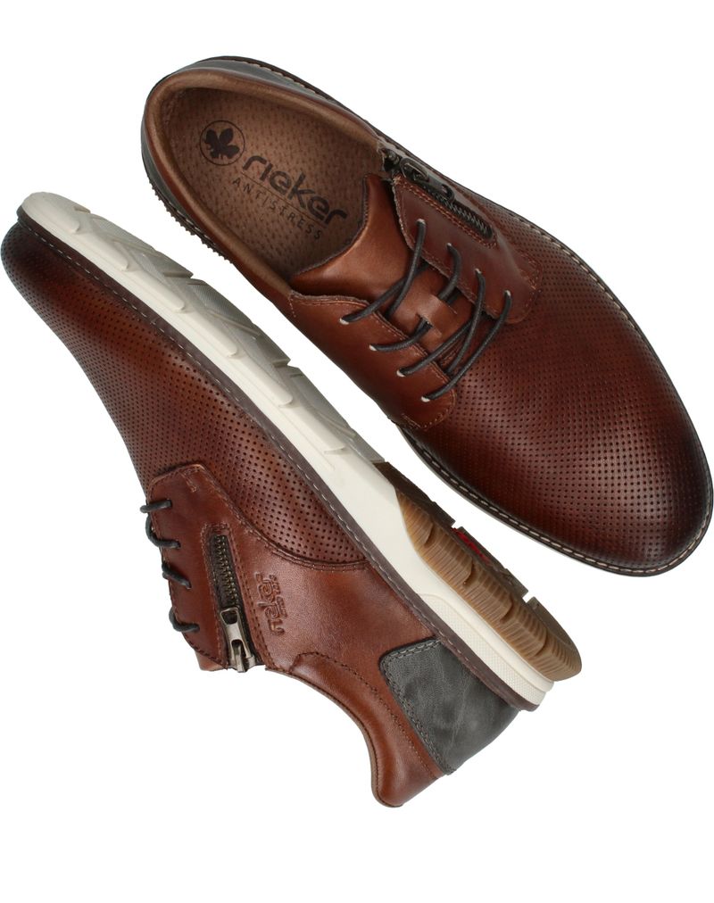 Rieker Veterschoenen Bruin Heren