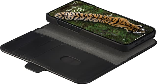 Dbramante1928 Lynge iPhone 15 pungetui (sort)
