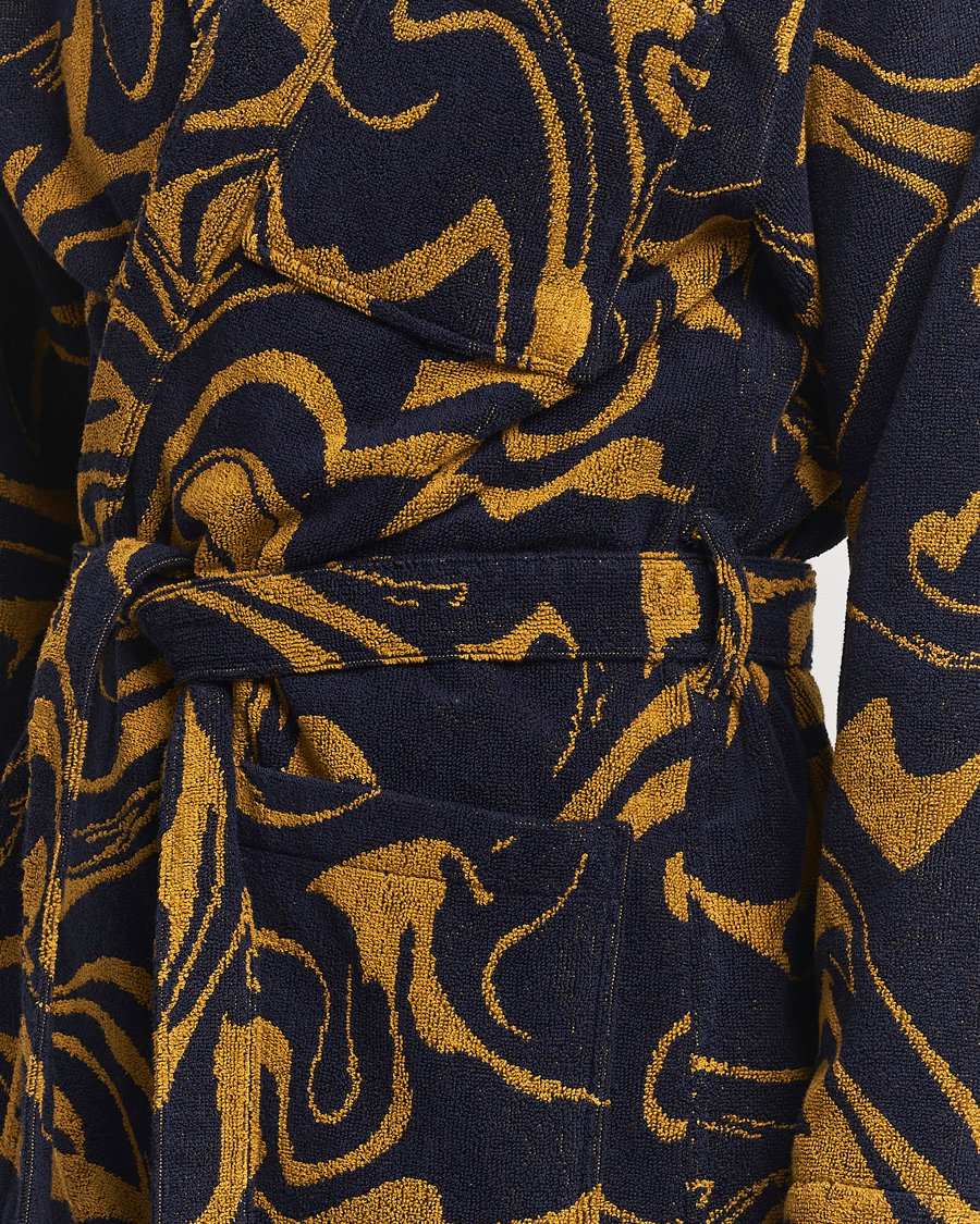 OAS Marble Robe Black/Yellow