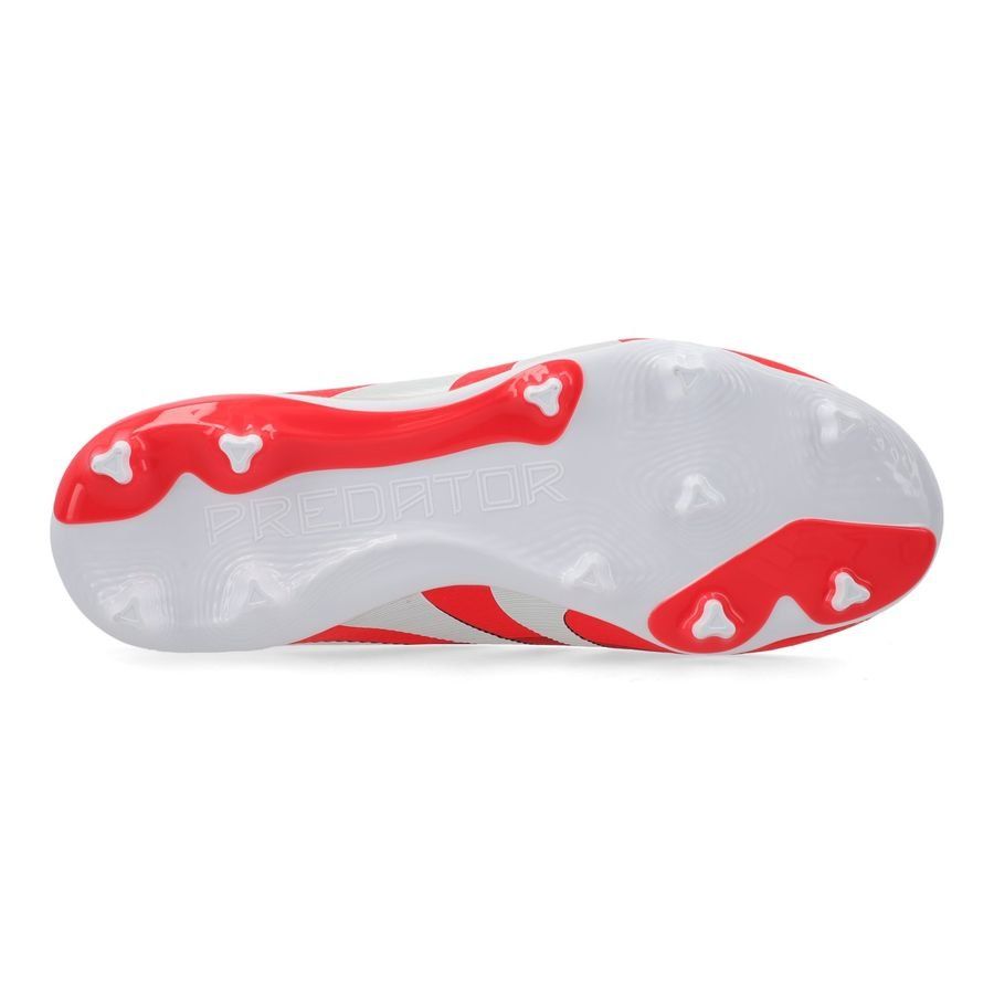 adidas Predator League FG/AG Pure Victory - Lucid Red/Blanc/Noir Enfant