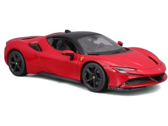 BBurago Ferrari R&P SF90 Stradale Rot 1:18 Sammlermodell im Massstab 1:18