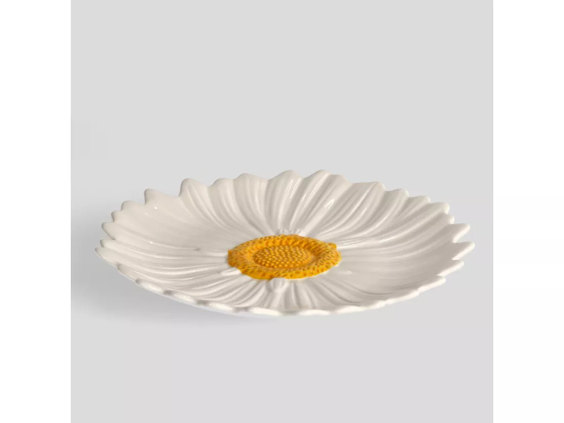 Plateau en Porcelaine Fine Blanc Moyen 24x24 cm