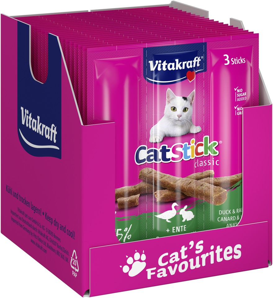 Vitakraft - Cat Stick and & kanin x 20