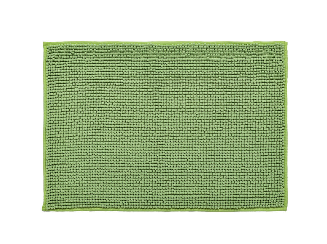 TAPETE CASA BANHO ACTUEL MICROFIBRA RECICLADO VERDE 50X70CM