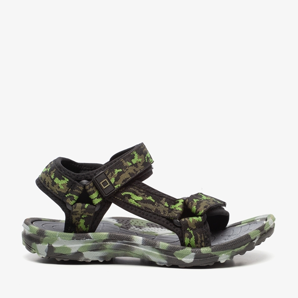 Blue Box jongens sandalen met camouflageprint