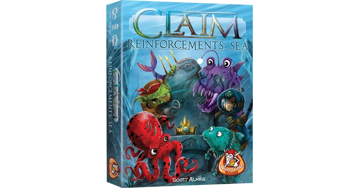 White Goblin GamesClaim Reinforcements: Sea Kaartspel  (Nederlands, Uitbreiding, 2 spelers, 25 minuten, Vanaf 10 jaar)