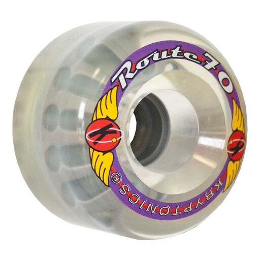 Roda de rolo Kryptonics Roller Route 70mm transparente (1 unidade)