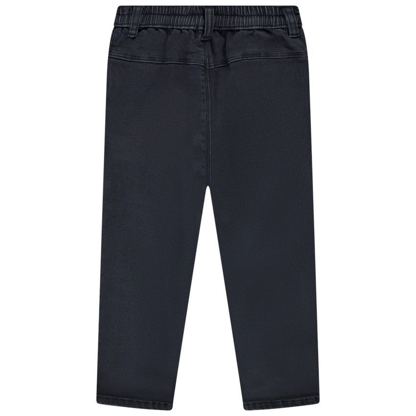 Pantalon denim like overdye uni pour bébé garçon - Gris foncé