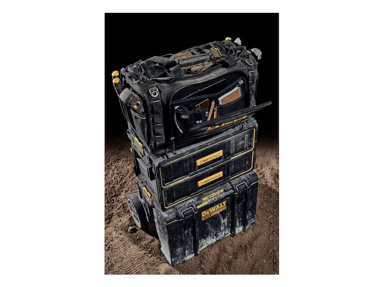 DeWALT DWST83522-1, Sort, Gul, Presenning, 50 lommer, 384 mm, 380 mm, 340 mm