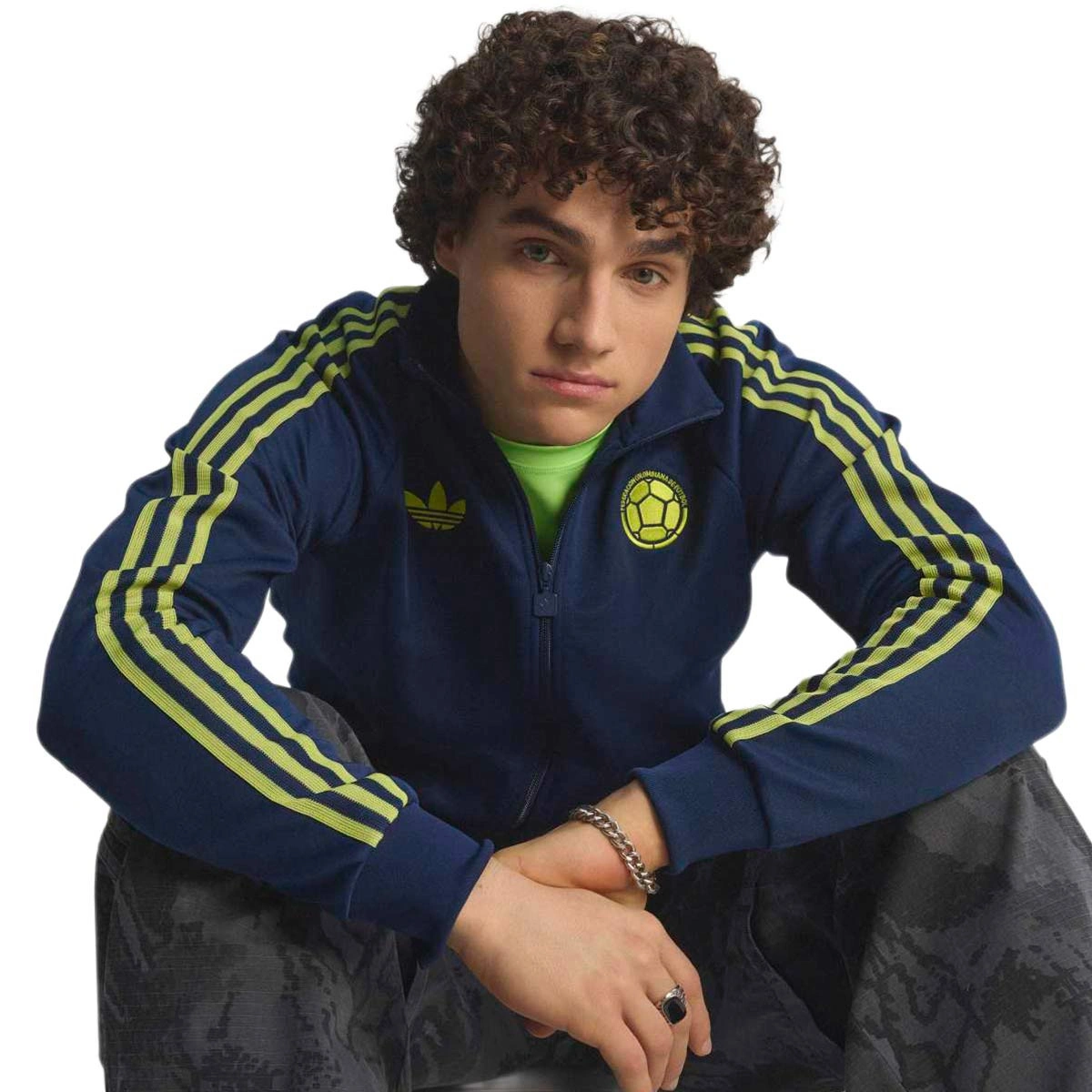 Casaco adidas Colômbia Originals Adicolor Mundial 2026