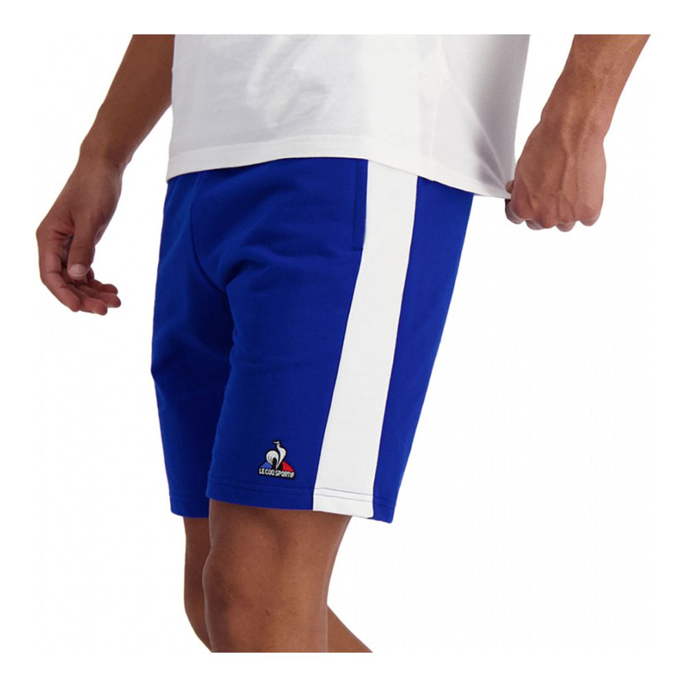 Le Coq Sportif BAS N°1 - Short Homme bleu electro/new optical white