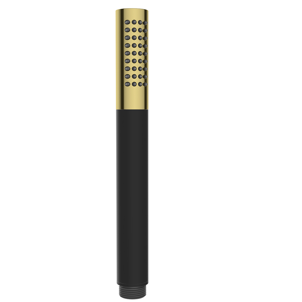 Mueller Gold staafhanddouche mat zwart met geborsteld messing
