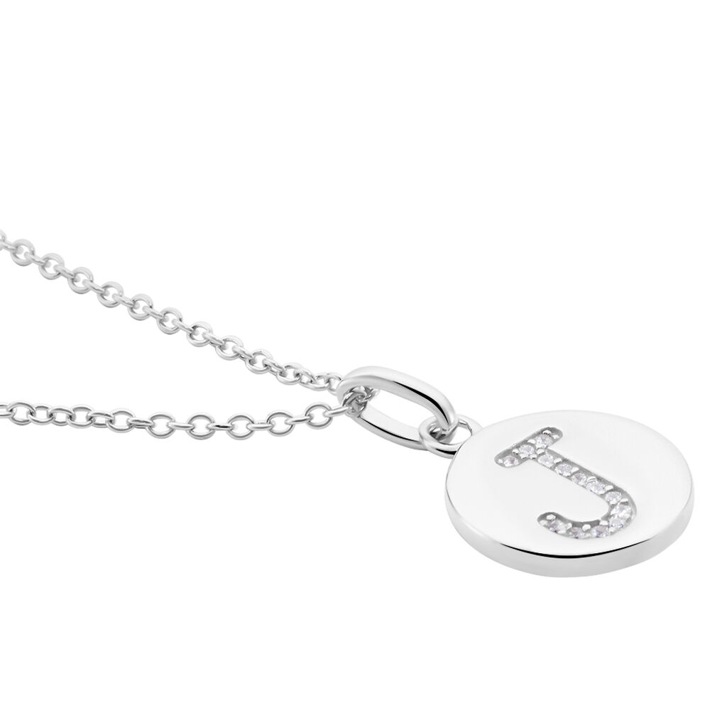Collier Argent Eugenien Oxydes De Zirconium
