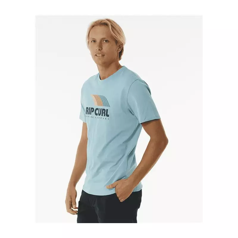 Teeshirt RIPCURL Surf Revival Cruise Tee Dusty Blue M