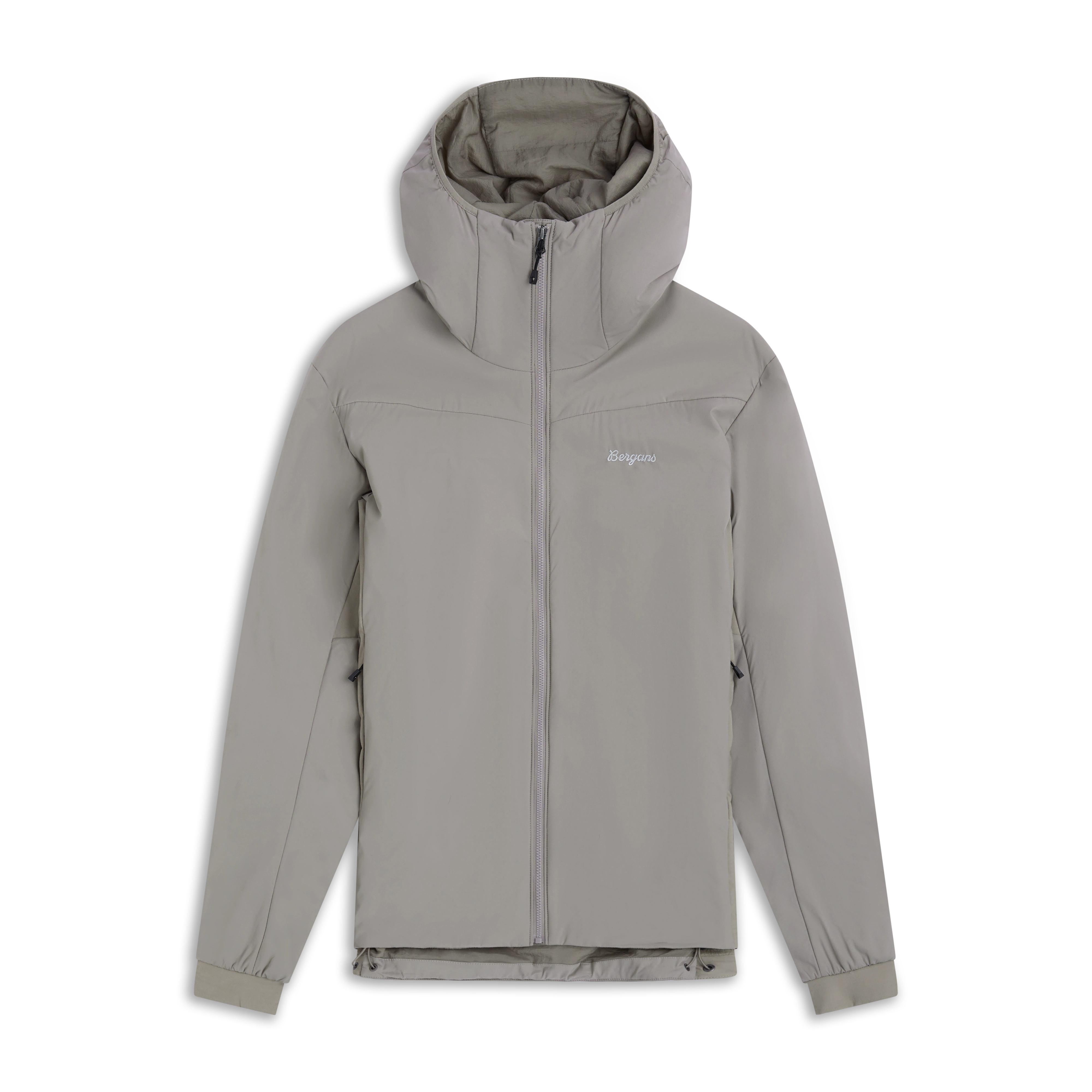 Holo Insulated Hood Jacket Men Rock Taupe