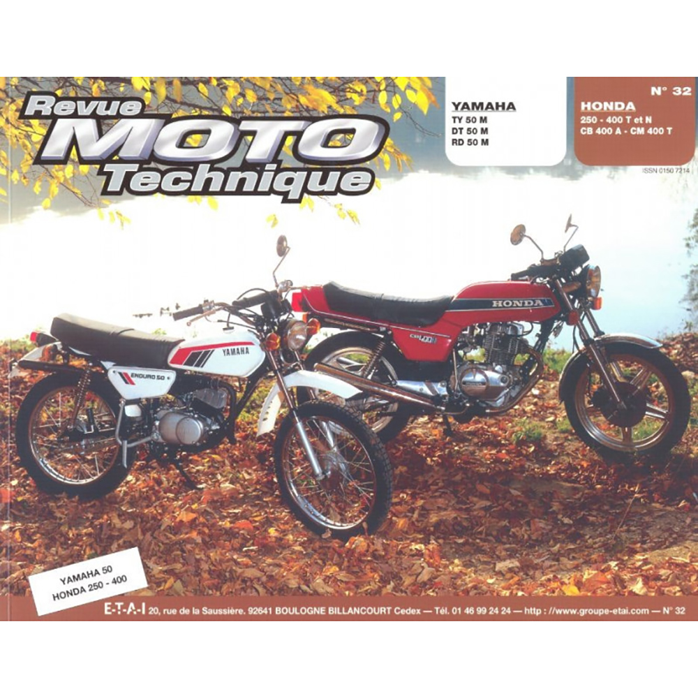 Etai - RMT 32 YAMAHA TY-DT-RD 50 et HONDA 250-400-CB400