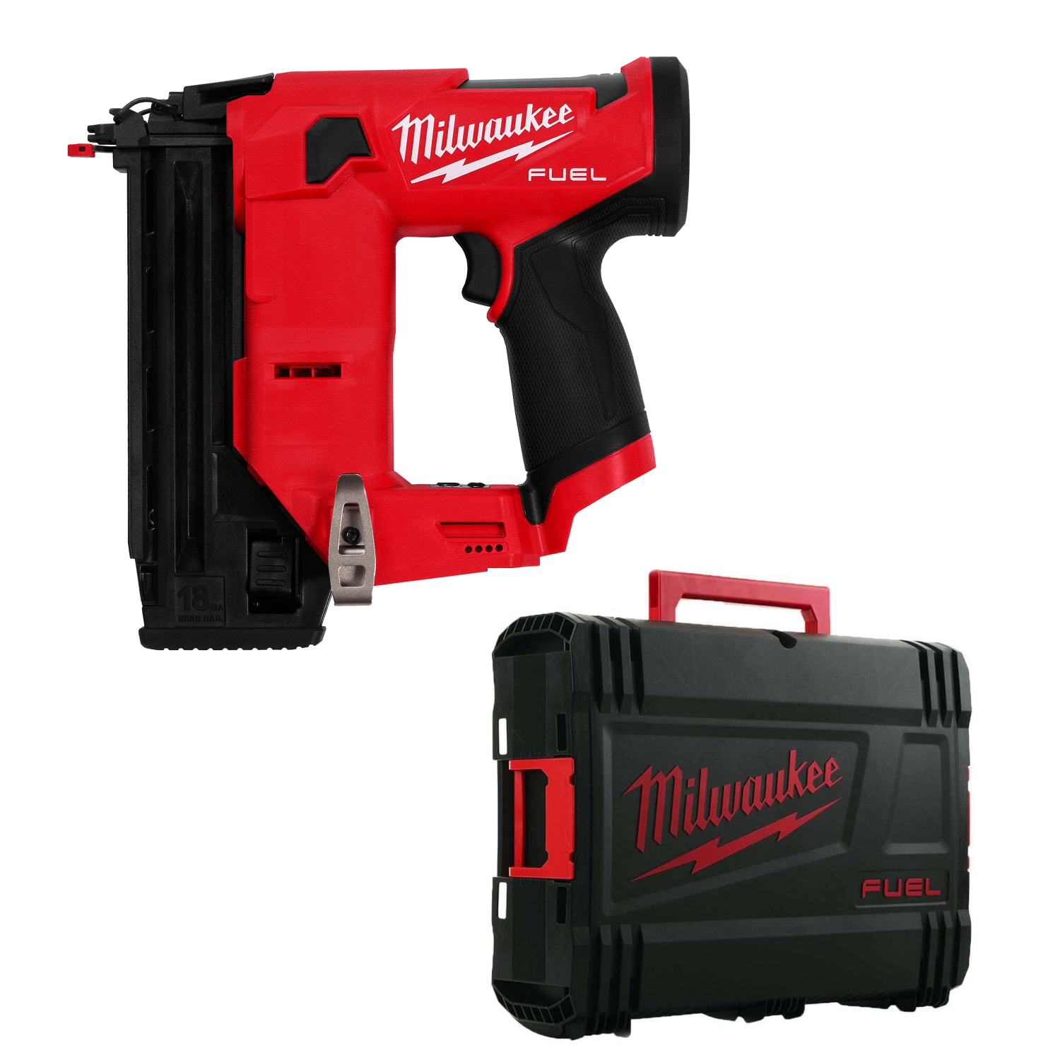 Milwaukee M12 FCN18GS-0X 12V Li-ion accu Rechte tacker body in HD Box - 18Ga
