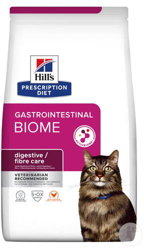 Hill's Pet Nutrition Prescription Diet Gastrointestinal Biome Aliment Pour Chat Au Poulet 3kg