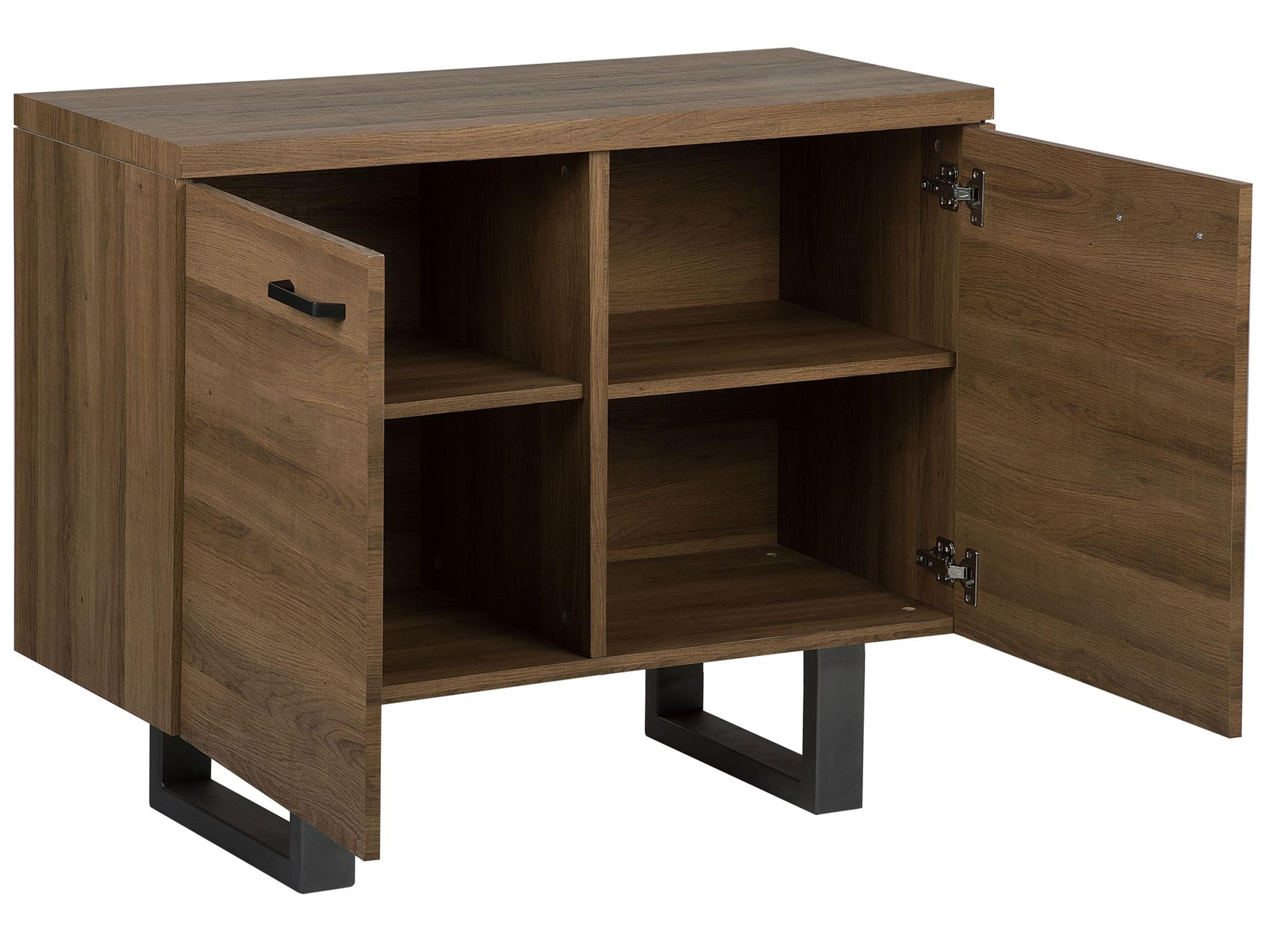 Kast TIMBER Donkerbruin