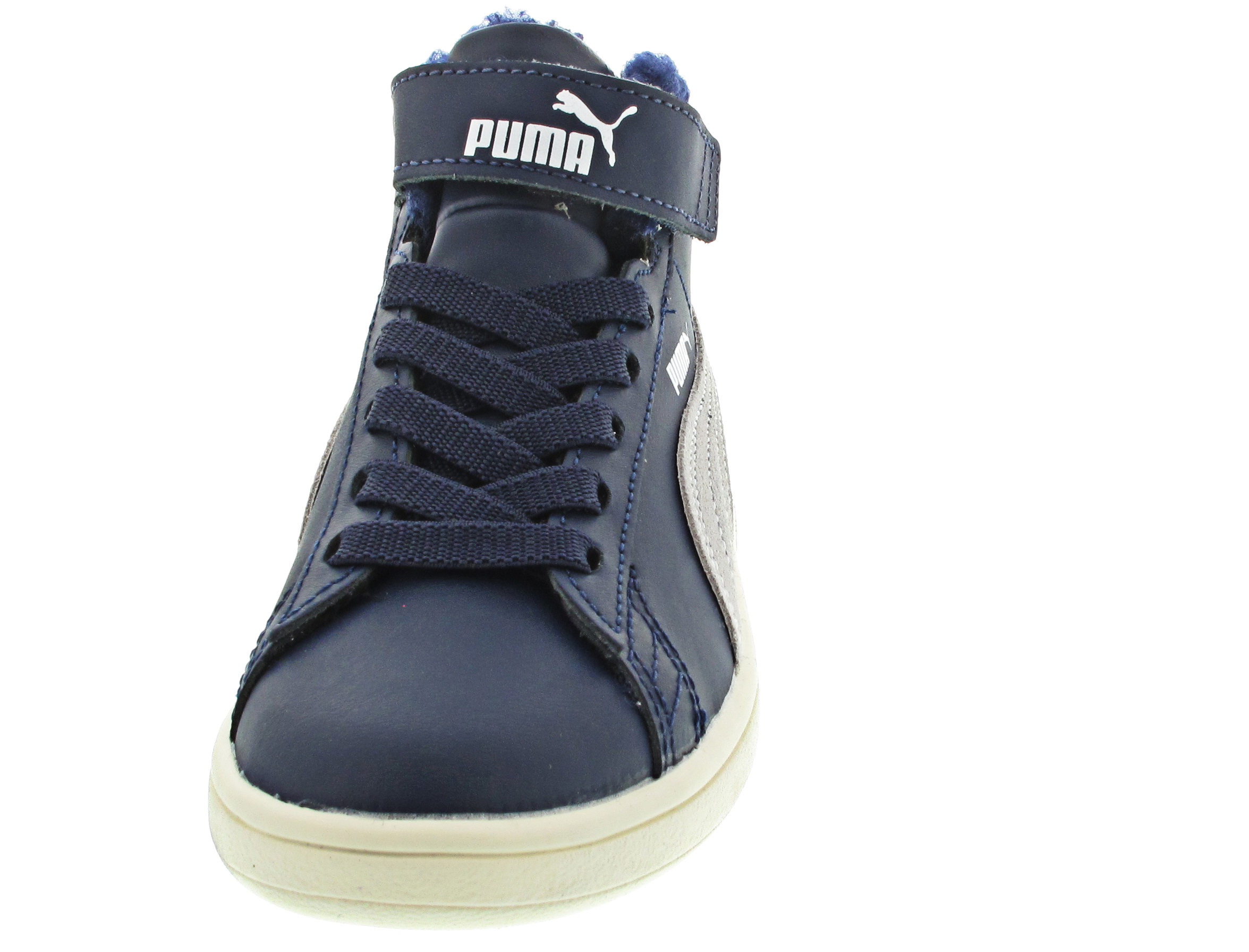 Puma Smash v2 Mid L Fur V PS Sneaker blau