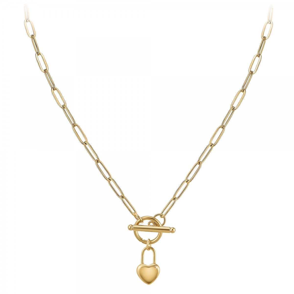Collier coeur par SC Bohème en acier inoxydable