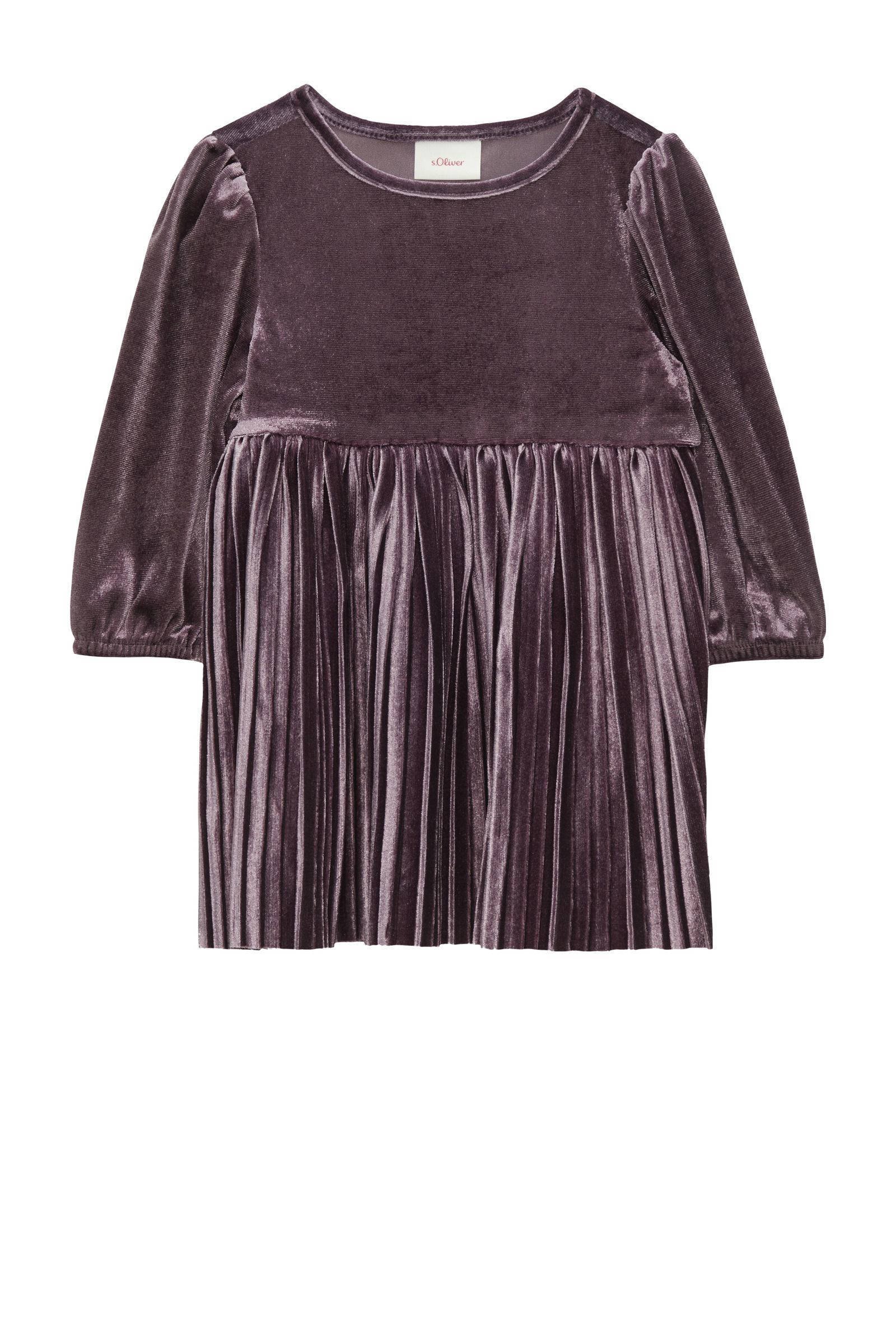 s.Oliver midi jurk paars