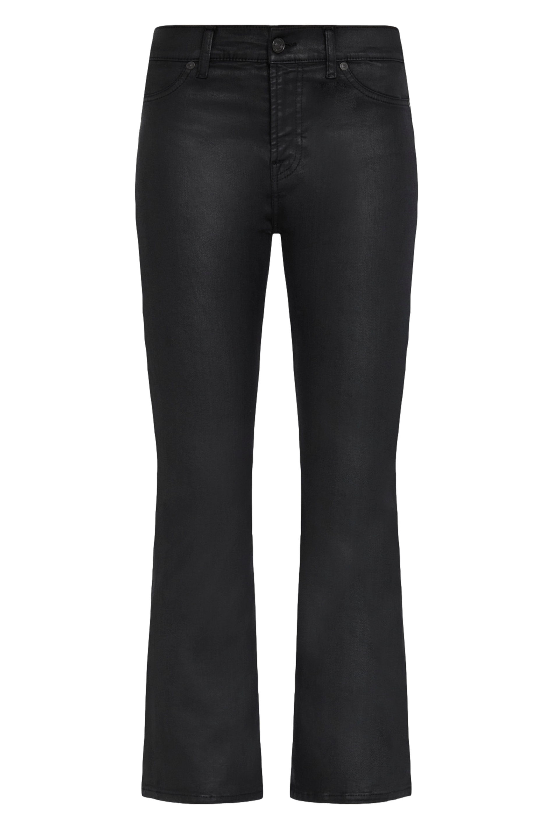 DAISY - Jean flare en coton mélangé | Noir