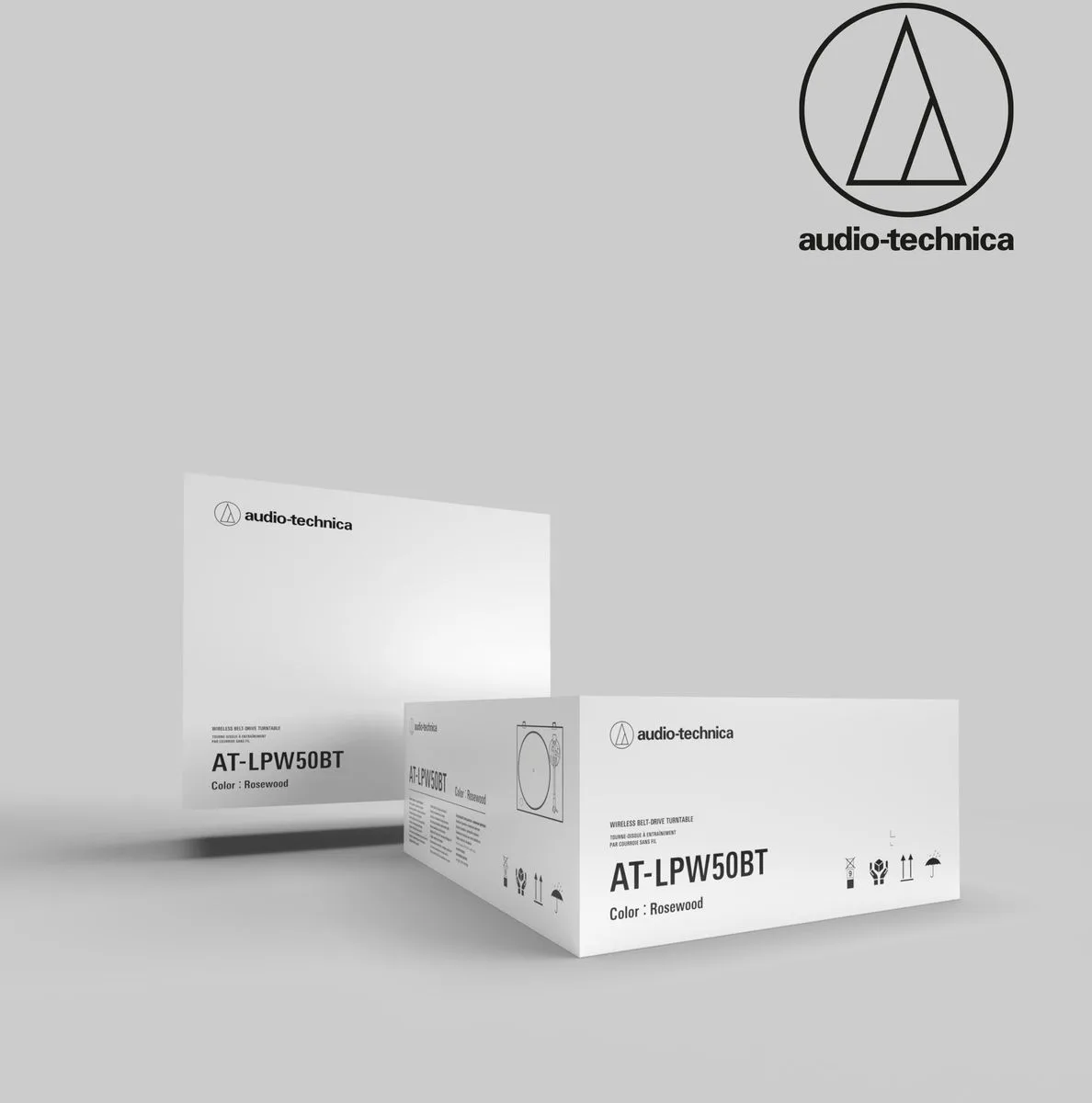 Audio Technica AT-LPW50BTRW Platines vinyle